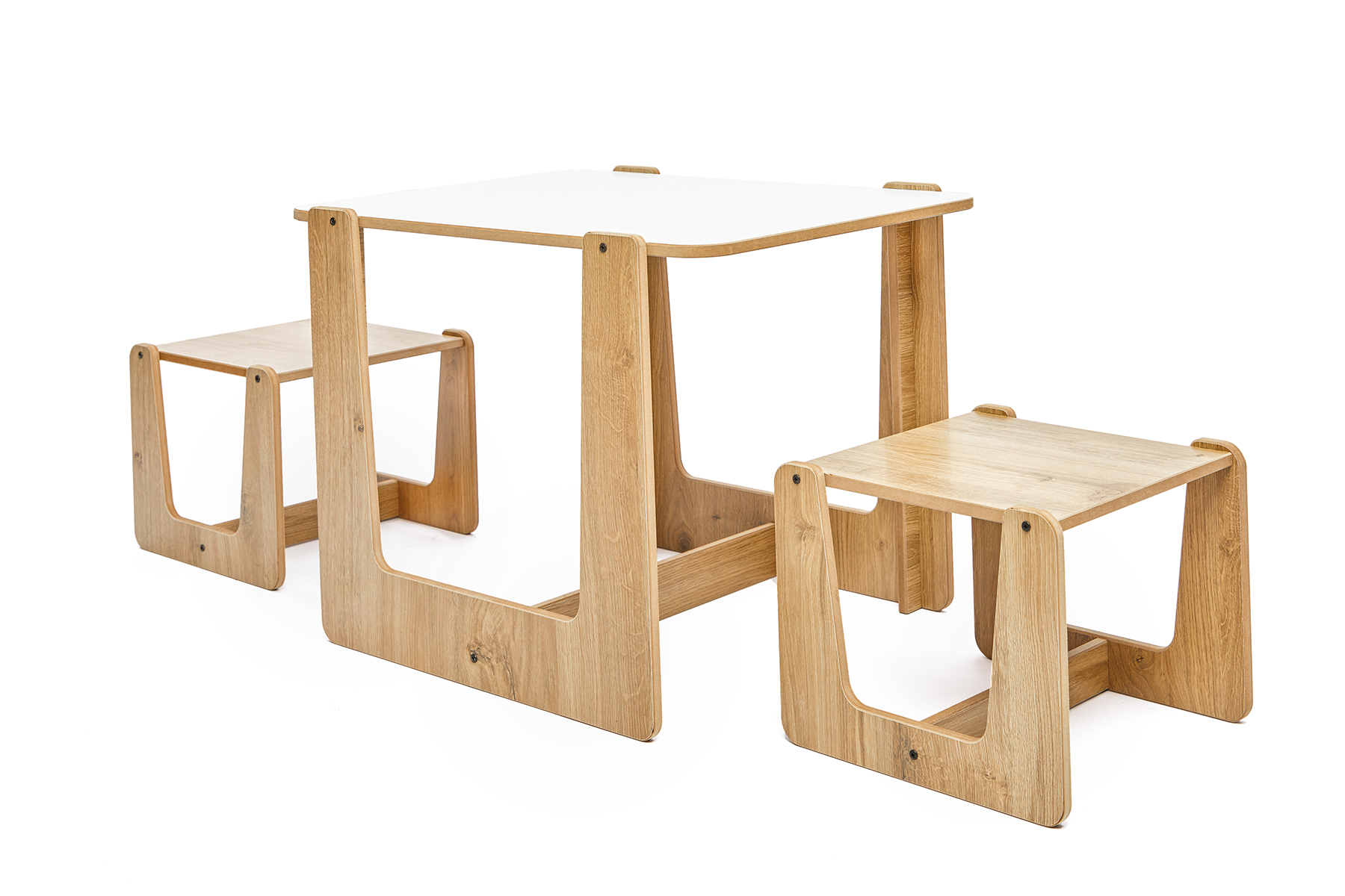 2-4 Age Crane Montessori Play, Study and Activity Table and Stools